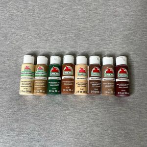 Apple Barrel Neutral Colored Acrylic Paints 8 PCS. Set